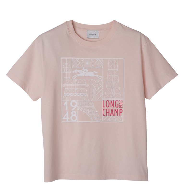 Blusa Longchamp T-shirt Feminino Ballerina | LC-OCAB6589