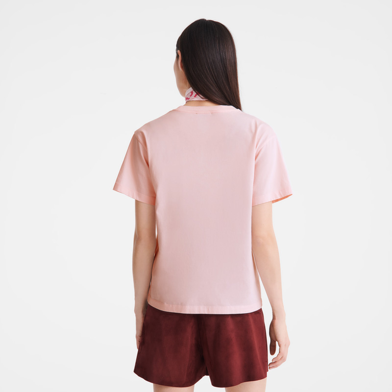 Blusa Longchamp T-shirt Feminino Ballerina | LC-OCAB6589