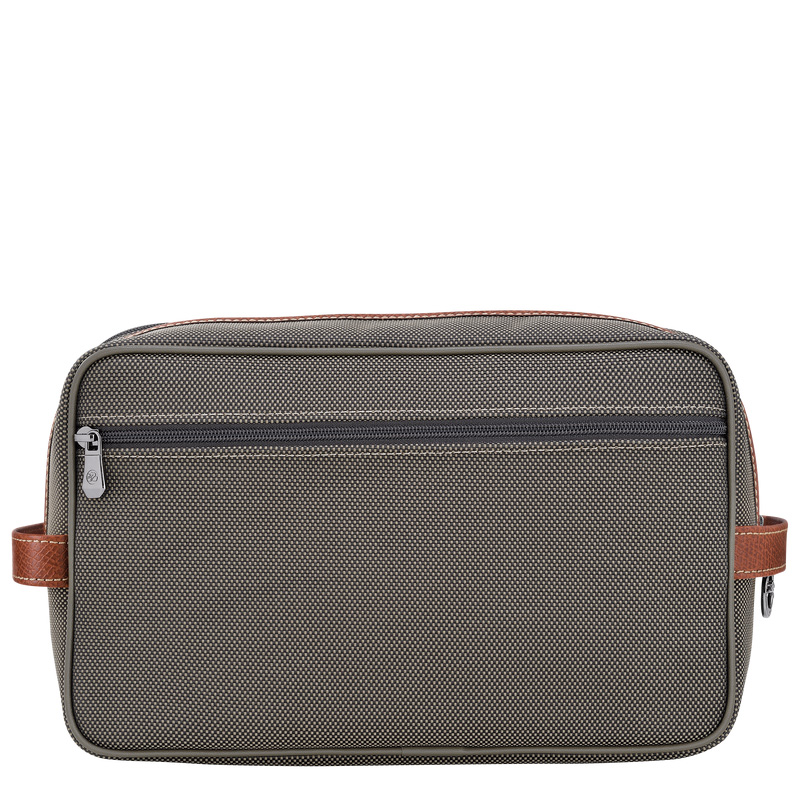 Bolsa Higiene Longchamp Boxford Toiletry case Feminino Marrom | LC-HRRJ5273