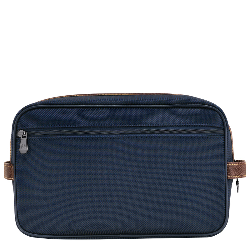 Bolsa Higiene Longchamp Boxford Toiletry case Feminino Azuis | LC-VDYT3856