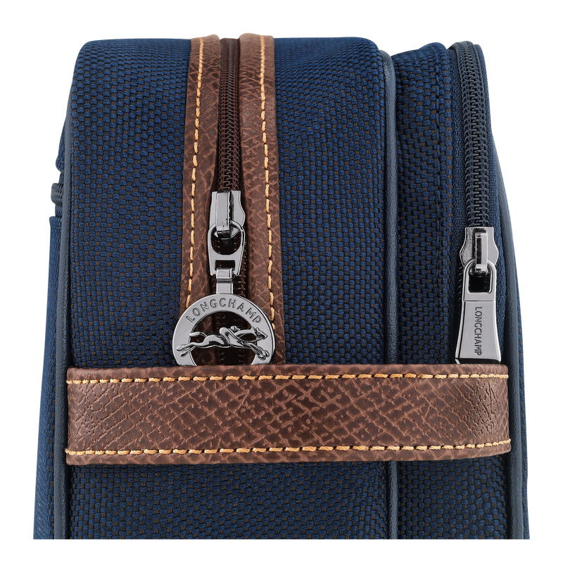 Bolsa Higiene Longchamp Boxford Toiletry case Feminino Azuis | LC-VDYT3856