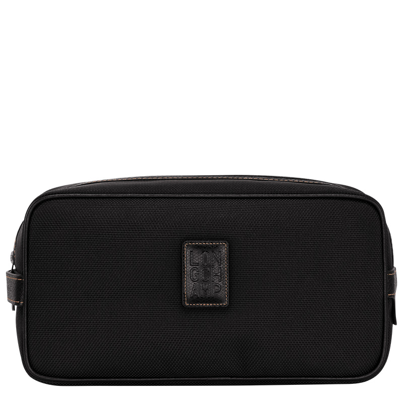 Bolsa Higiene Longchamp Boxford Toiletry case Feminino Pretas | LC-BWZN9385