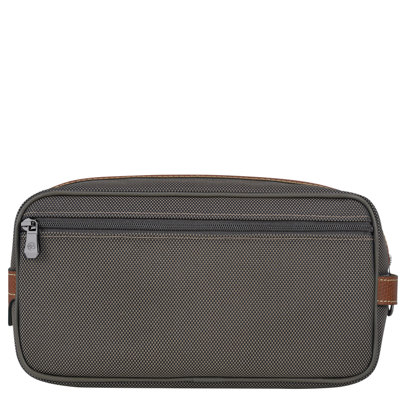Bolsa Higiene Longchamp Boxford Toiletry case Feminino Marrom | LC-SOAX1138