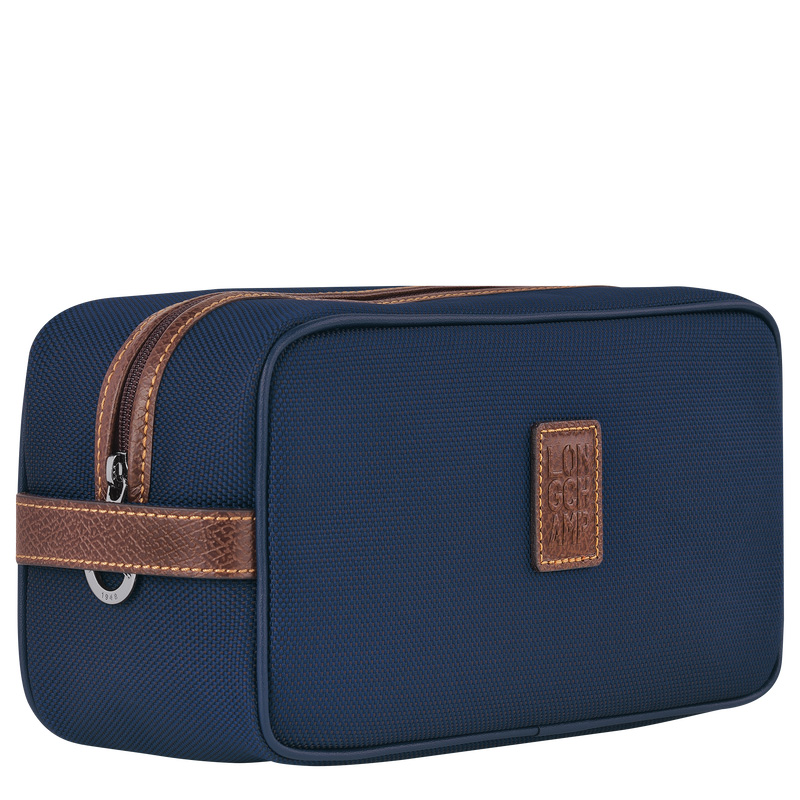 Bolsa Higiene Longchamp Boxford Toiletry case Feminino Azuis | LC-FXXH1966