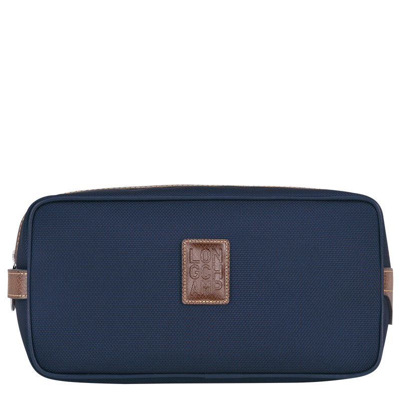 Bolsa Higiene Longchamp Boxford Toiletry case Feminino Azuis | LC-FXXH1966