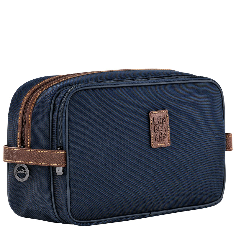 Bolsa Higiene Longchamp Boxford Toiletry case Masculino Azuis | LC-LTJZ5058
