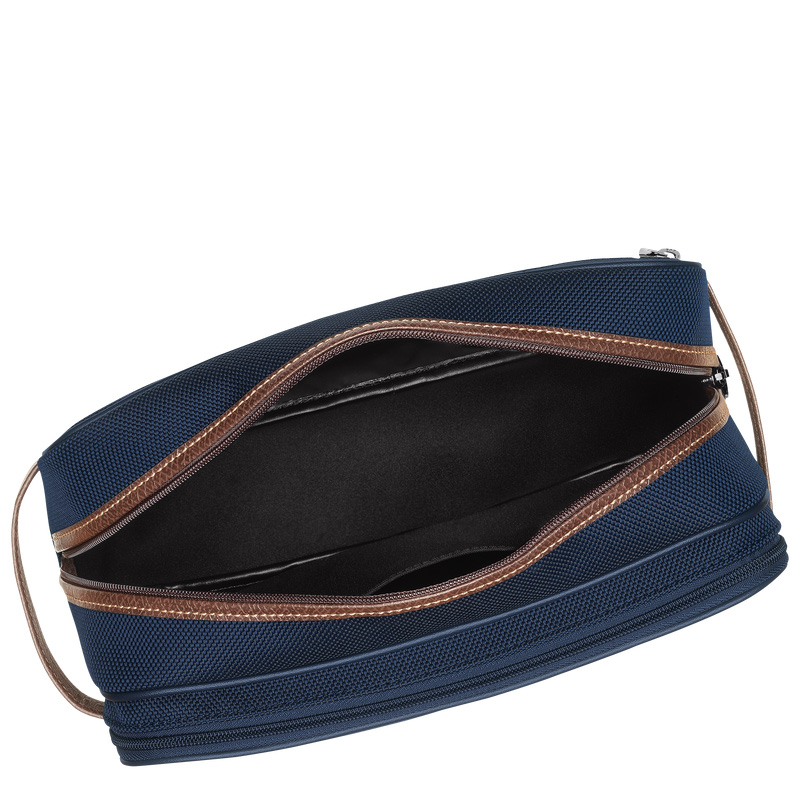 Bolsa Higiene Longchamp Boxford Toiletry case Masculino Azuis | LC-LTJZ5058