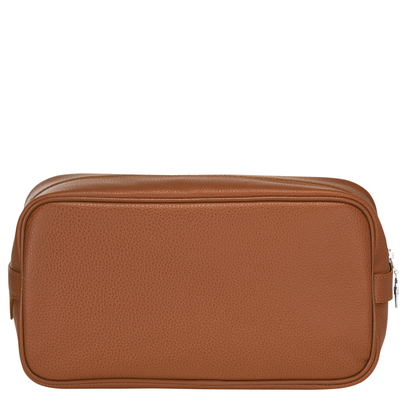 Bolsa Higiene Longchamp Le Foulonné Toiletry case Feminino Caramel | LC-GWNK6568