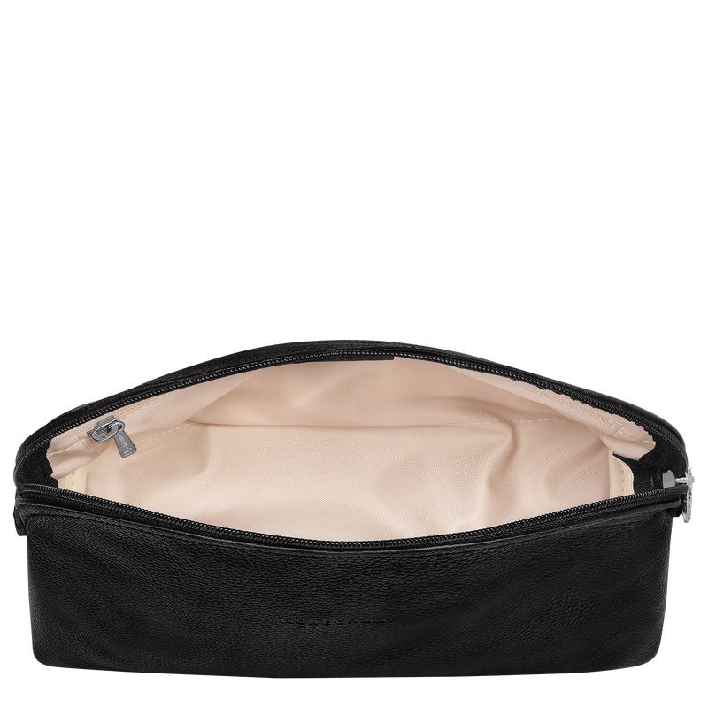 Bolsa Higiene Longchamp Le Foulonné Toiletry case Feminino Pretas | LC-XMAM3238