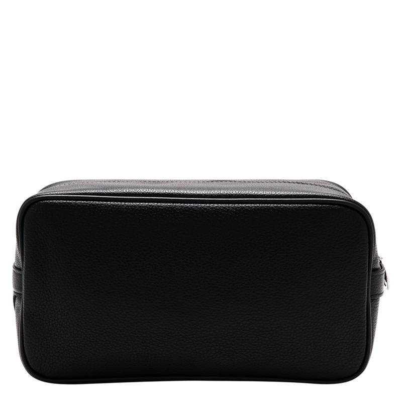 Bolsa Higiene Longchamp Le Foulonné Toiletry case Masculino Pretas | LC-OCLQ3322