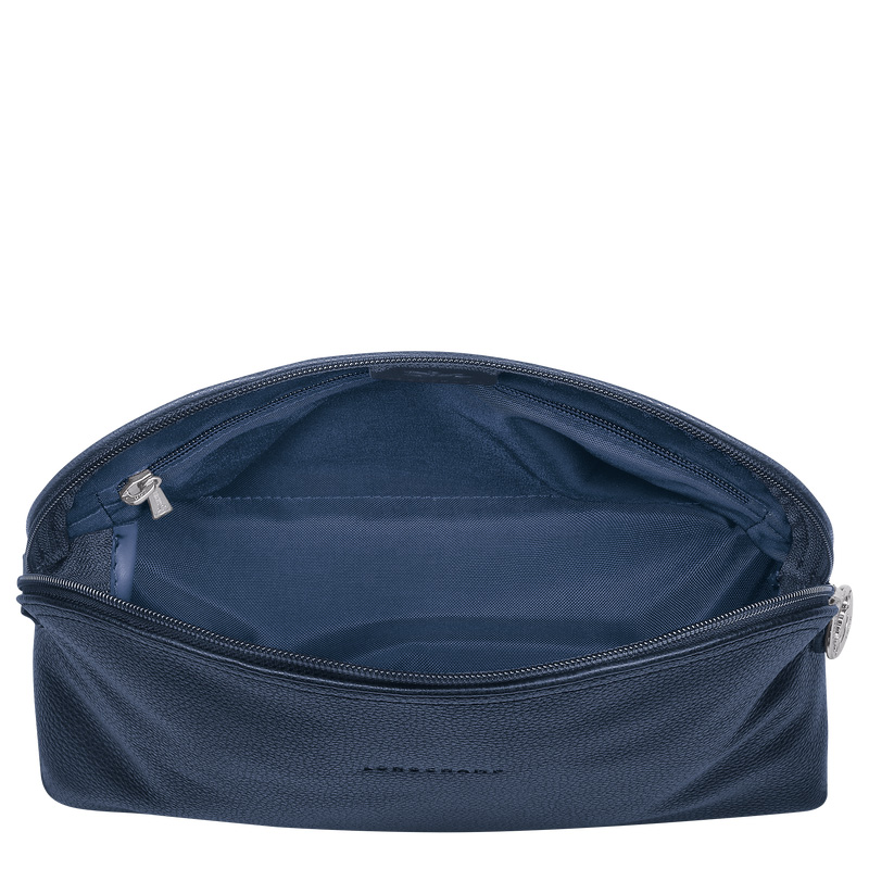 Bolsa Higiene Longchamp Le Foulonné Toiletry case Masculino Azul Marinho | LC-PSFQ0191