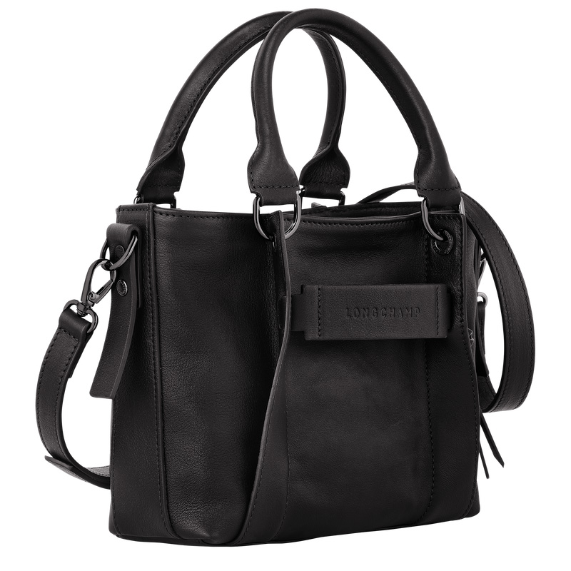 Bolsa de Mão Longchamp 3D S Handbag Feminino Pretas | LC-XZBS1601