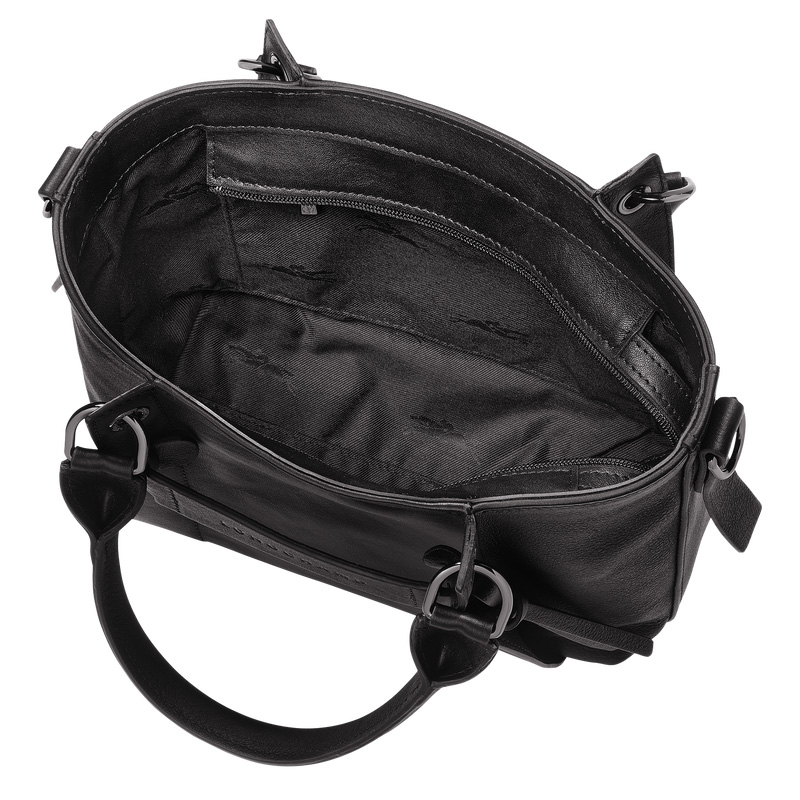 Bolsa de Mão Longchamp 3D S Handbag Feminino Pretas | LC-XZBS1601