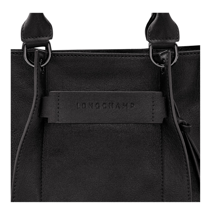 Bolsa de Mão Longchamp 3D S Handbag Feminino Pretas | LC-XZBS1601