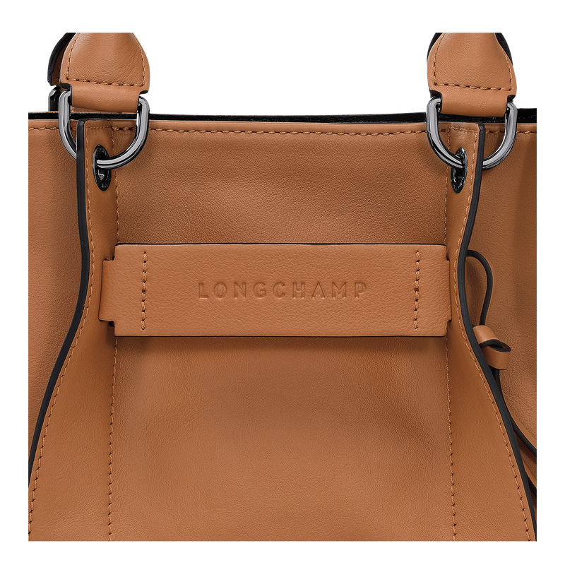 Bolsa de Mão Longchamp 3D S Handbag Feminino Natural | LC-ZNIJ6740