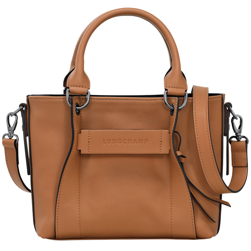 Bolsa de Mão Longchamp 3D S Handbag Feminino Natural | LC-ZNIJ6740