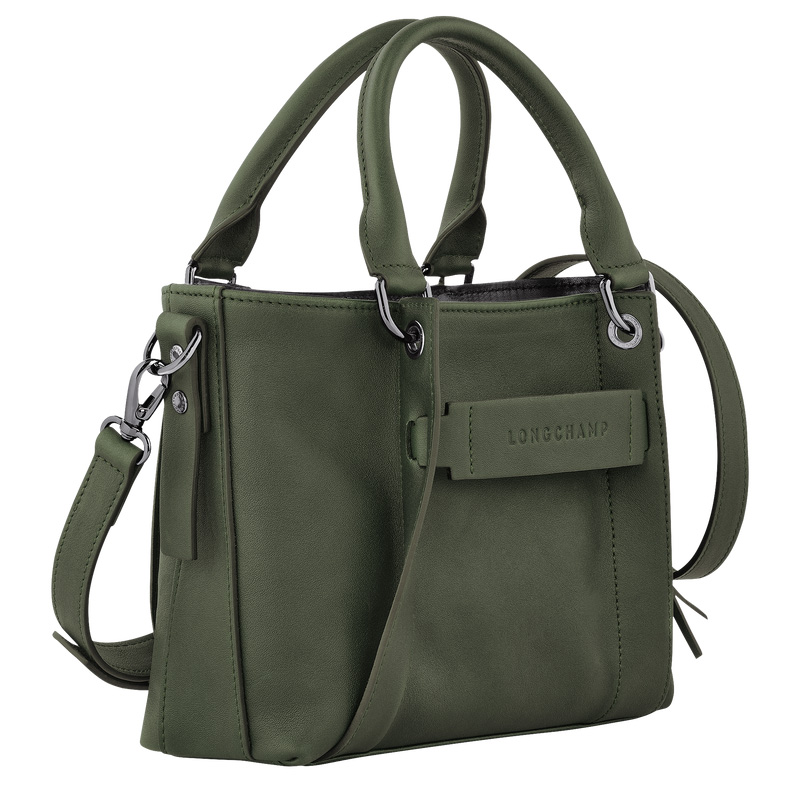 Bolsa de Mão Longchamp 3D S Handbag Feminino Caqui | LC-WWRV6251