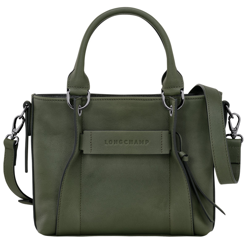 Bolsa de Mão Longchamp 3D S Handbag Feminino Caqui | LC-WWRV6251