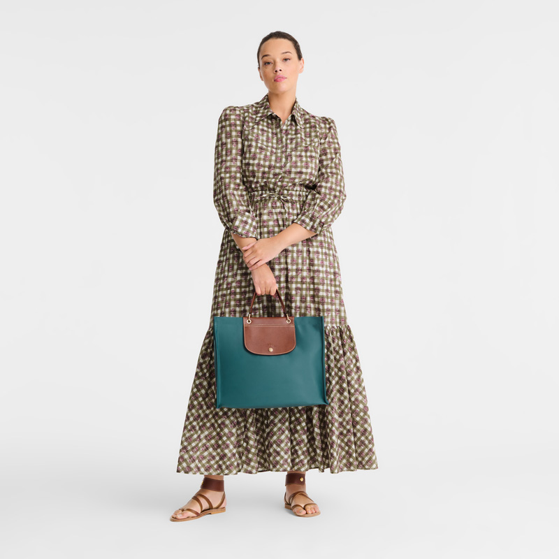 Bolsa de Mão Longchamp Cabas L Tote Bag Feminino Cedar | LC-QKQN1477