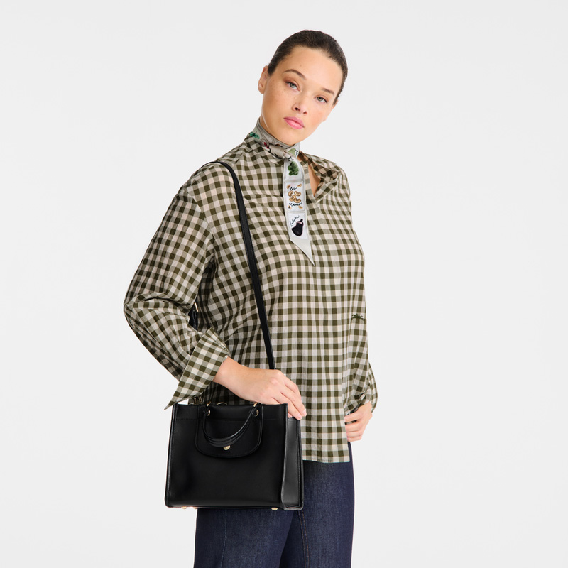 Bolsa de Mão Longchamp Cabas S Handbag Feminino Pretas | LC-ZNNR5593