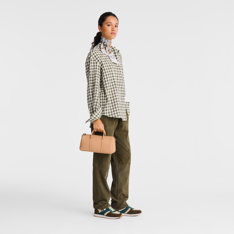 Bolsa de Mão Longchamp Daylong M Handbag Feminino Seed | LC-VAAD8798