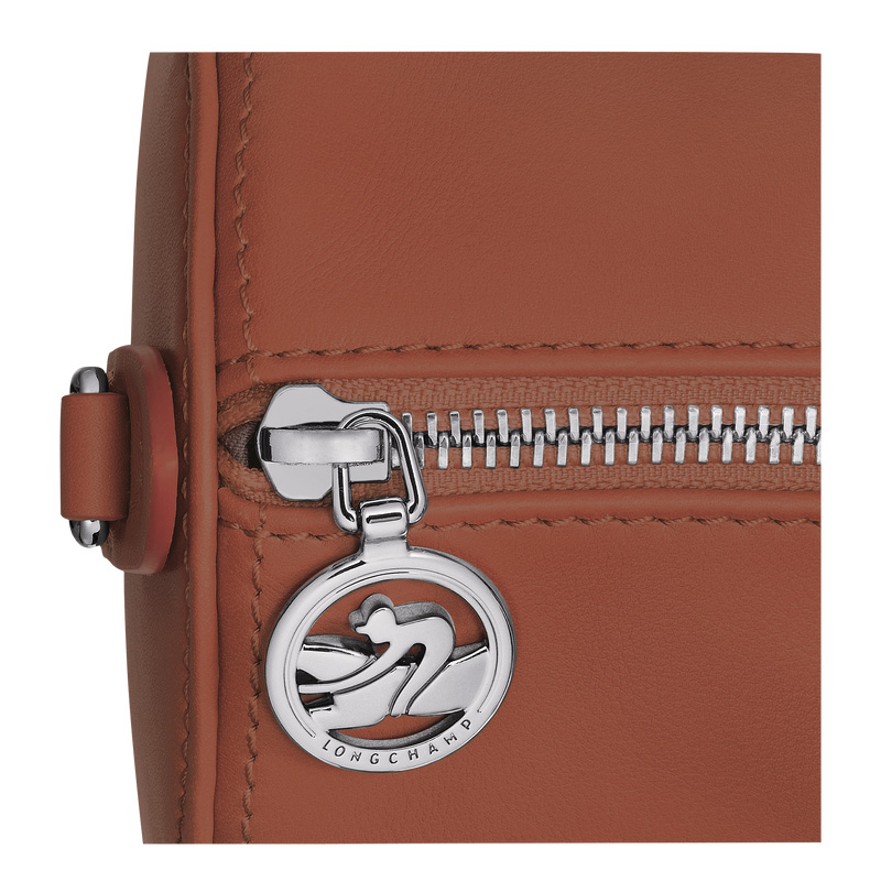 Bolsa de Mão Longchamp Daylong M Handbag Feminino Cognac | LC-TEVN8901