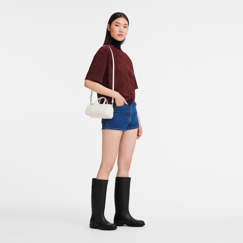 Bolsa de Mão Longchamp Daylong S Handbag Feminino Ecru | LC-UVJI6954