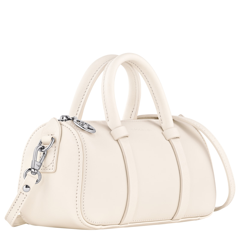 Bolsa de Mão Longchamp Daylong S Handbag Feminino Ecru | LC-UVJI6954