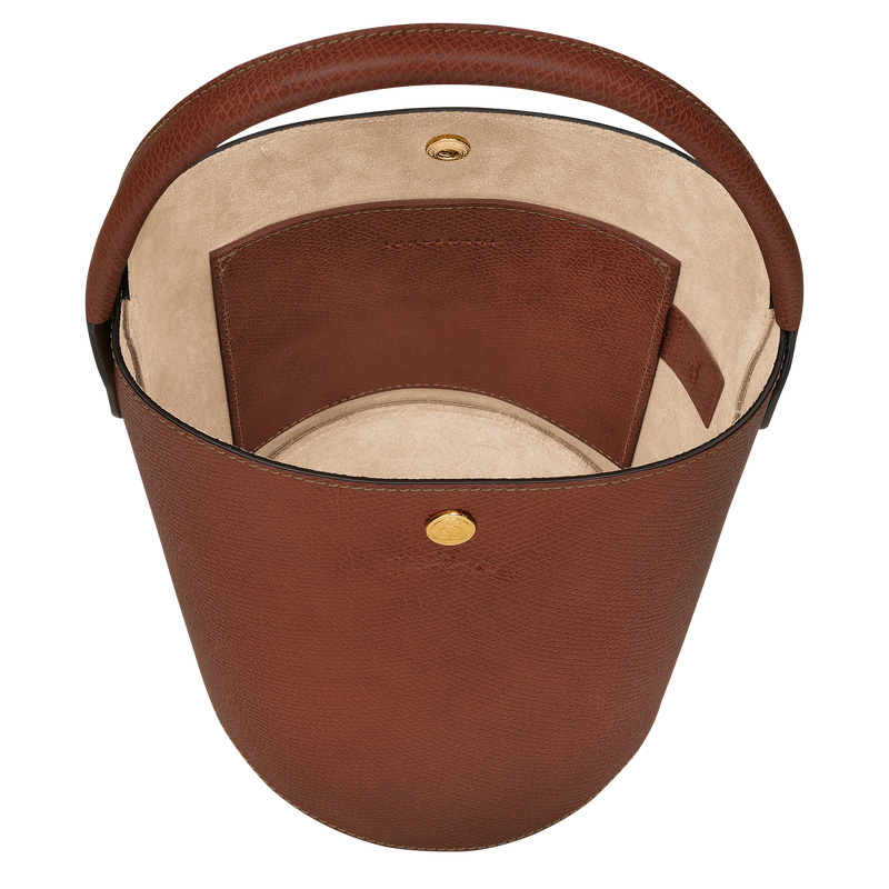 Bolsa de Mão Longchamp Épure S Bucket bag Feminino Marrom | LC-KLIV7767