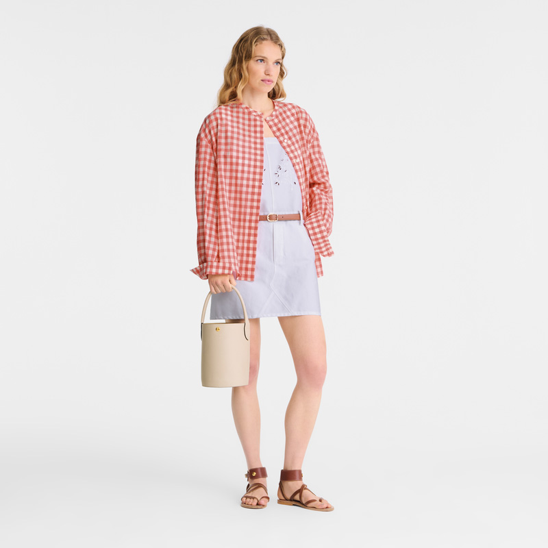 Bolsa de Mão Longchamp Épure S Bucket bag Feminino Paper | LC-AKHP5897