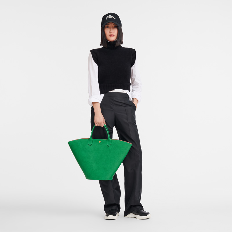 Bolsa de Mão Longchamp Épure XL Tote bag Feminino Verdes | LC-RTDW7339