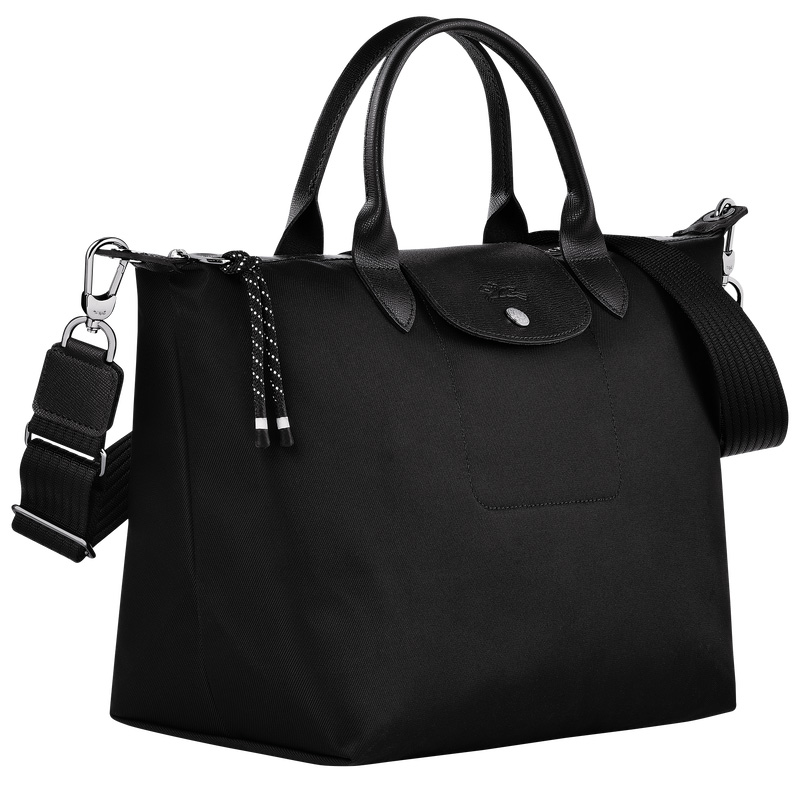 Bolsa de Mão Longchamp Le Pliage Energy L Handbag Feminino Pretas | LC-PLFD0920
