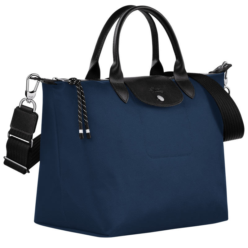 Bolsa de Mão Longchamp Le Pliage Energy L Handbag Masculino Azul Marinho | LC-EWHM4057