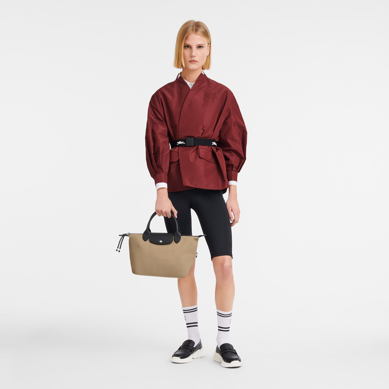 Bolsa de Mão Longchamp Le Pliage Energy S Handbag Feminino Clay | LC-IXMT0943