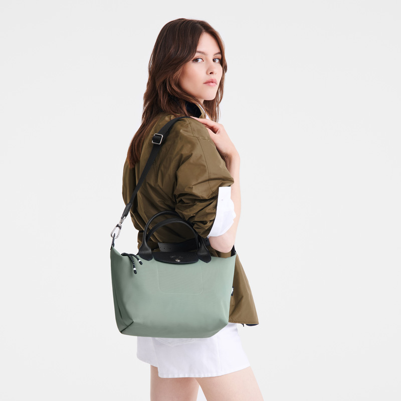 Bolsa de Mão Longchamp Le Pliage Energy S Handbag Masculino Vervain | LC-LIIK7714