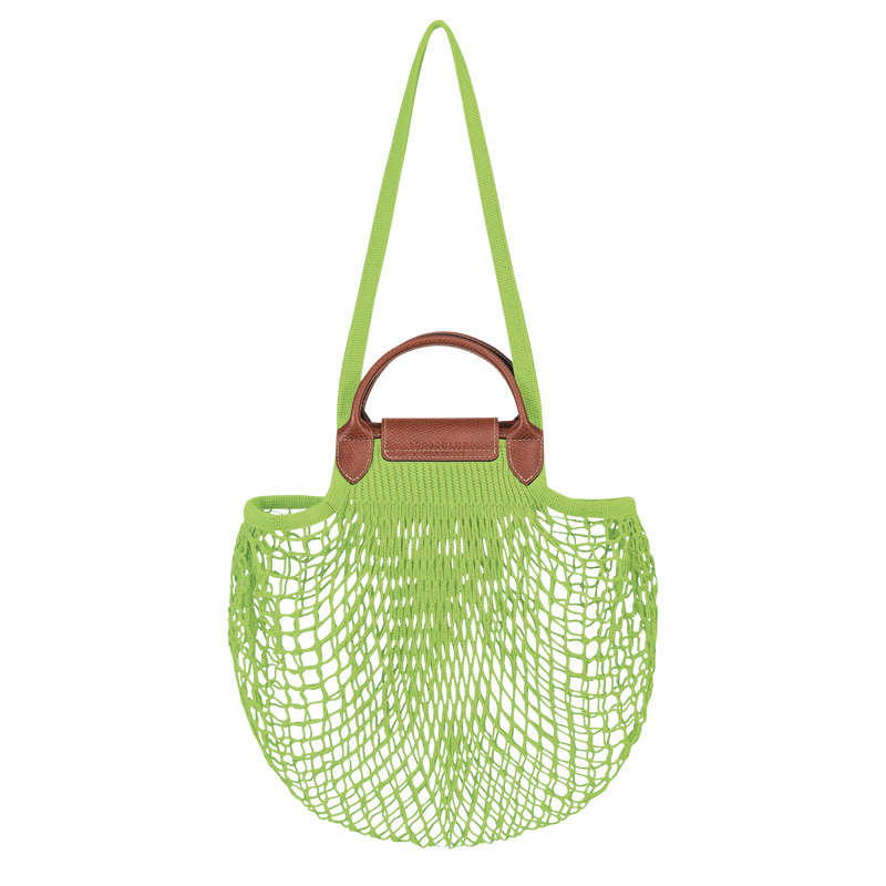 Bolsa de Mão Longchamp Le Pliage Filet L Mesh bag Feminino Verdes Luz | LC-UPTA1685