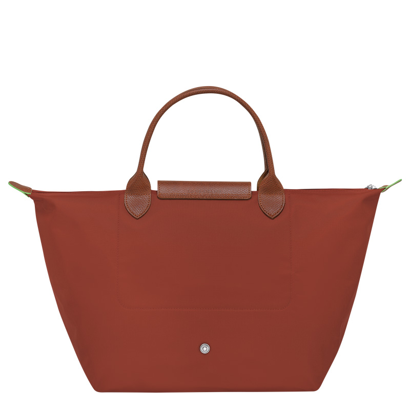 Bolsa de Mão Longchamp Le Pliage Green M Handbag Feminino Chestnut | LC-OKYC2830