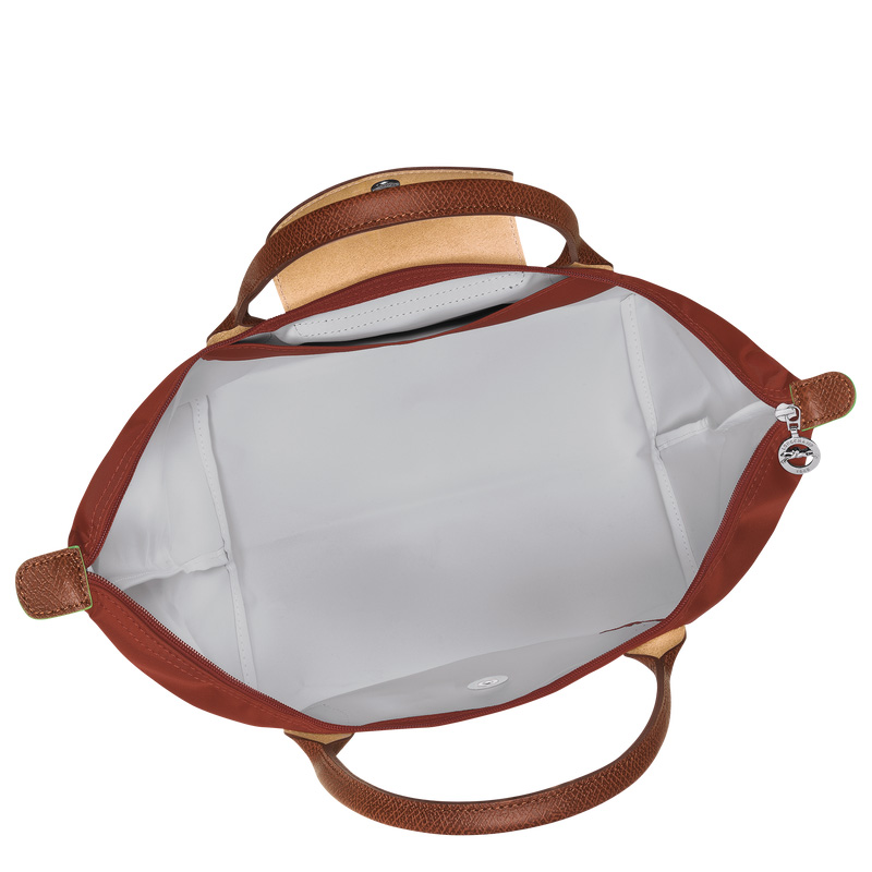 Bolsa de Mão Longchamp Le Pliage Green M Handbag Feminino Chestnut | LC-OKYC2830