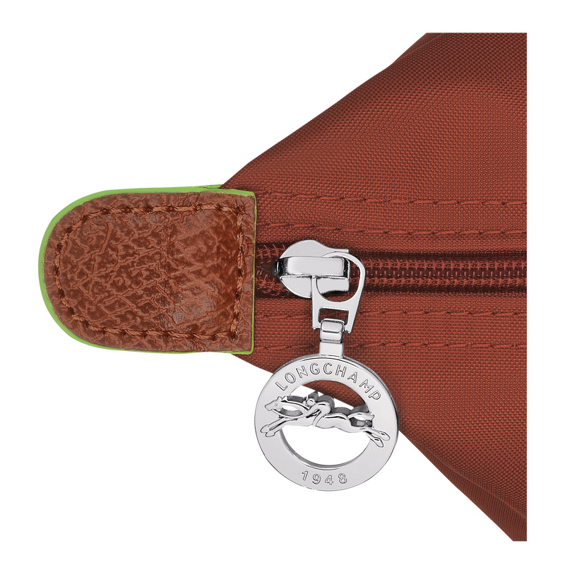 Bolsa de Mão Longchamp Le Pliage Green M Handbag Feminino Chestnut | LC-OKYC2830