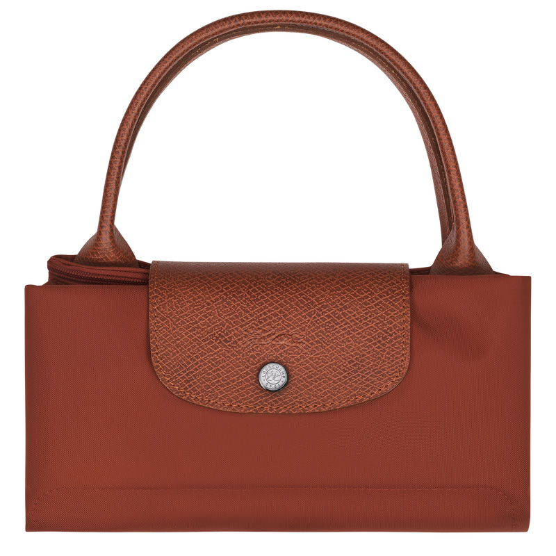 Bolsa de Mão Longchamp Le Pliage Green M Handbag Feminino Chestnut | LC-OKYC2830