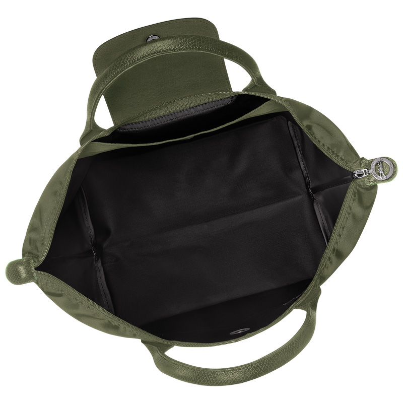 Bolsa de Mão Longchamp Le Pliage Green M Handbag Feminino Forest | LC-IAGI8399