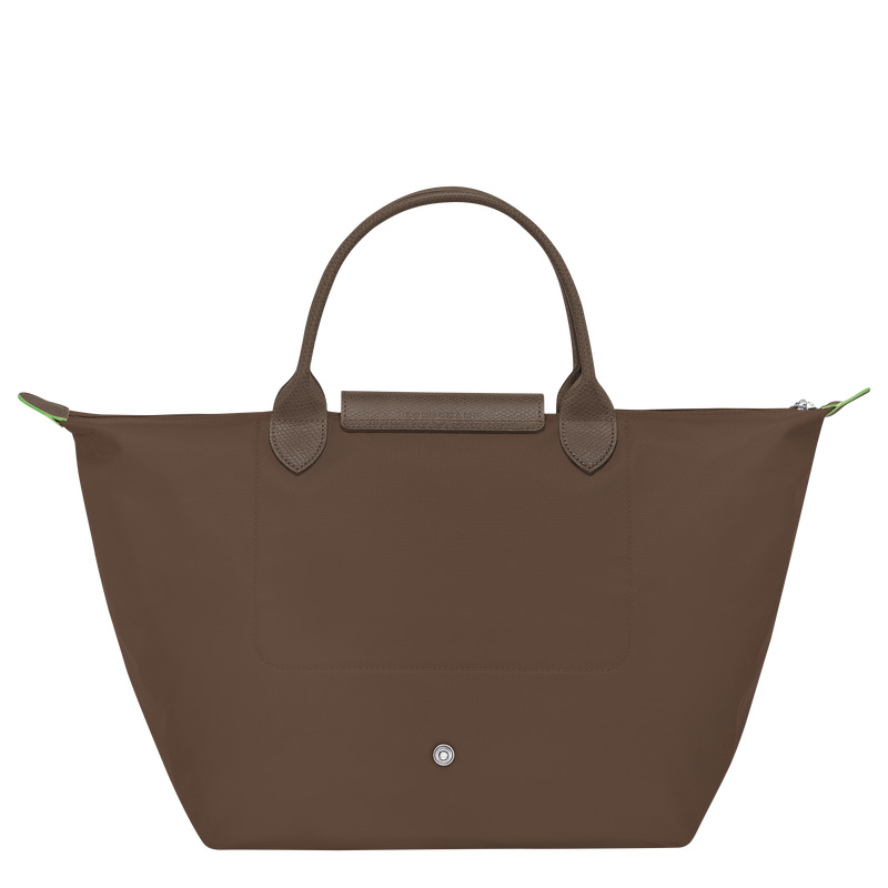 Bolsa de Mão Longchamp Le Pliage Green M Handbag Feminino Terra | LC-BTYP9146