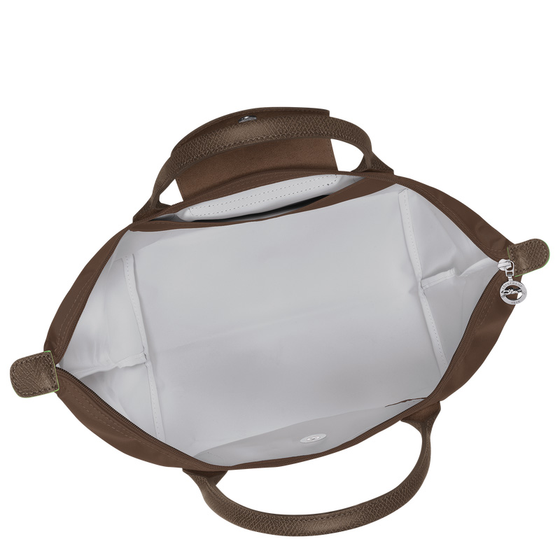 Bolsa de Mão Longchamp Le Pliage Green M Handbag Feminino Terra | LC-BTYP9146