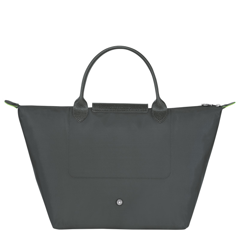 Bolsa de Mão Longchamp Le Pliage Green M Handbag Feminino Graphite | LC-KKNY0257