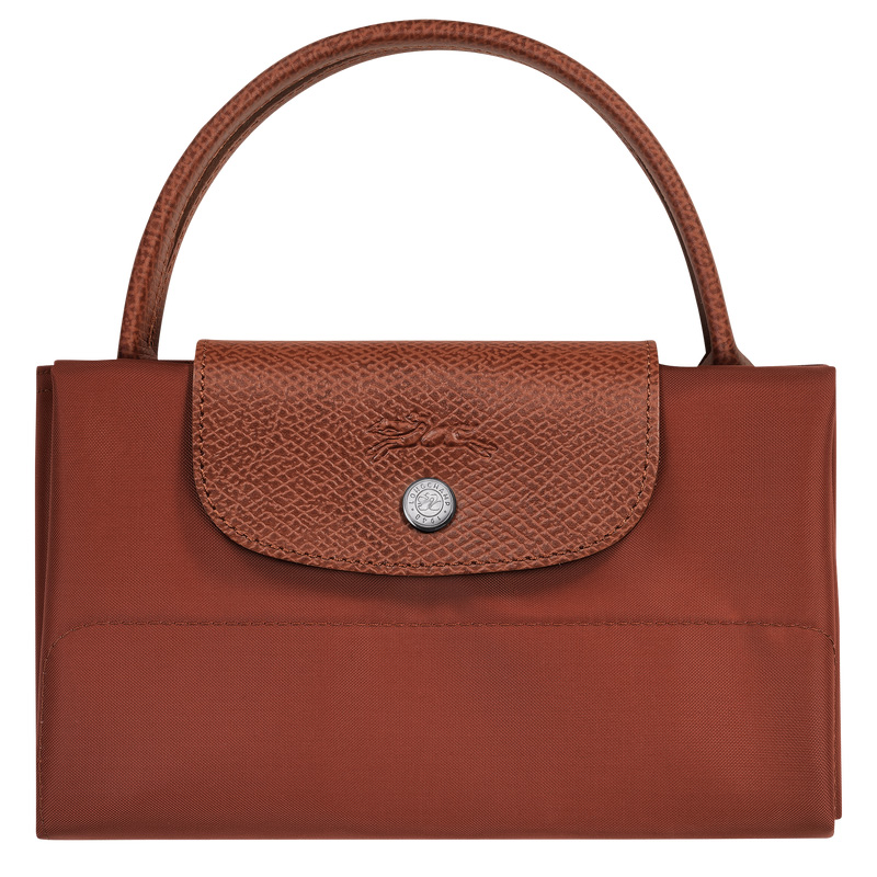 Bolsa de Mão Longchamp Le Pliage Green M Tote bag Feminino Chestnut | LC-HCTY1088