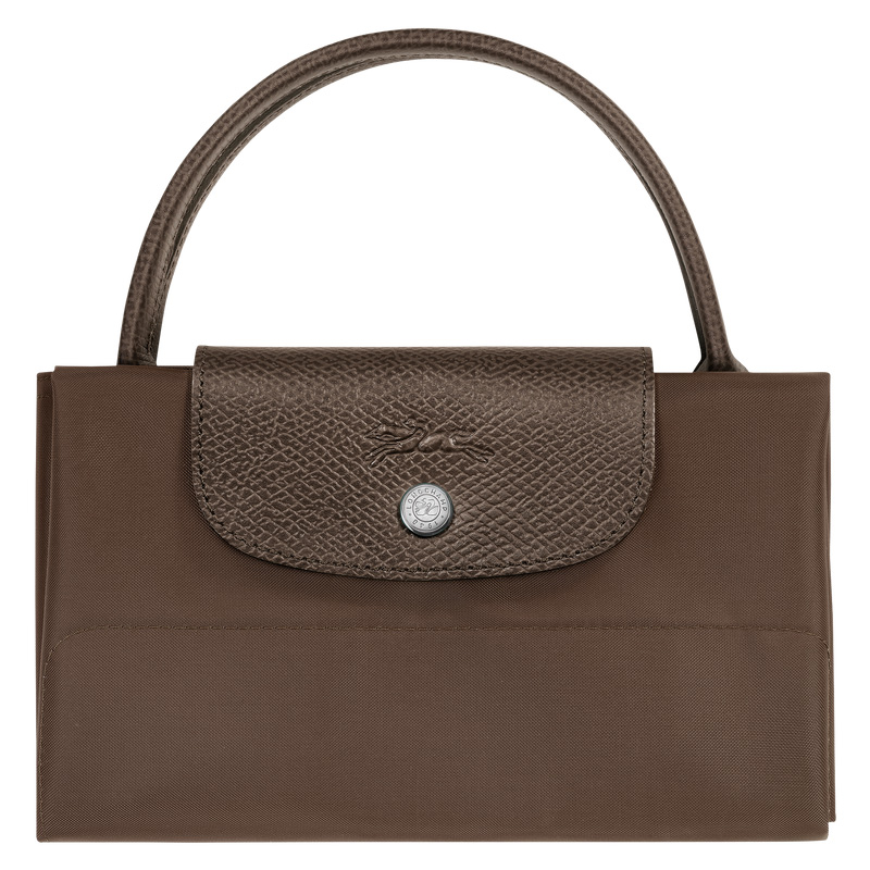 Bolsa de Mão Longchamp Le Pliage Green M Tote bag Feminino Terra | LC-FPSI0702