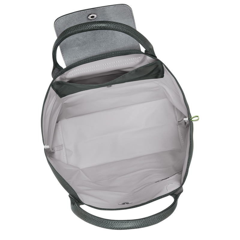 Bolsa de Mão Longchamp Le Pliage Green M Tote bag Feminino Graphite | LC-WIGJ5755