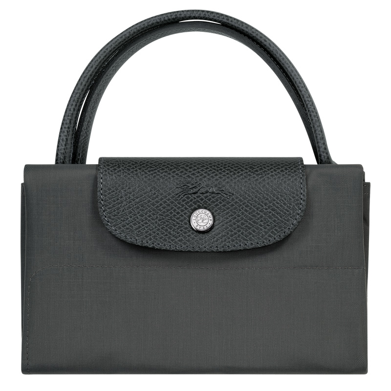 Bolsa de Mão Longchamp Le Pliage Green M Tote bag Feminino Graphite | LC-WIGJ5755