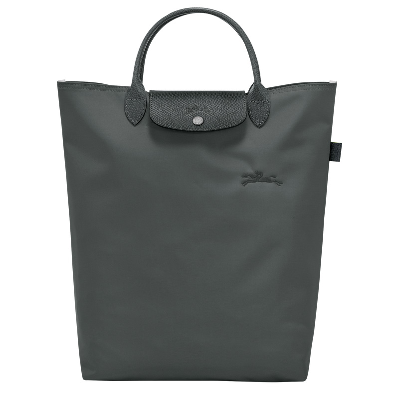 Bolsa de Mão Longchamp Le Pliage Green M Tote bag Feminino Graphite | LC-WIGJ5755