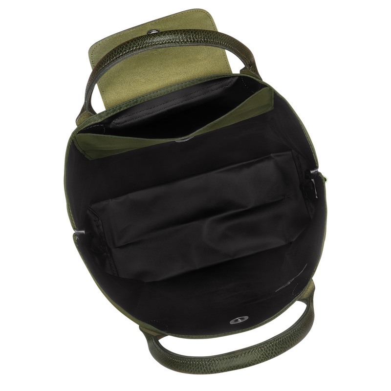 Bolsa de Mão Longchamp Le Pliage Green M Tote bag Masculino Forest | LC-IIXB1342